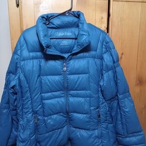 Calvin Klein Women's Blue Puffer Jacket